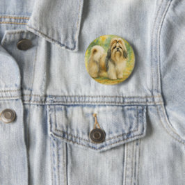 Shih Tzu Ronde Button 5,7 Cm