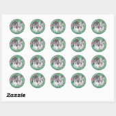 Shih Tzu Ronde Sticker (Vel)