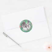 Shih Tzu Ronde Sticker (Envelop)
