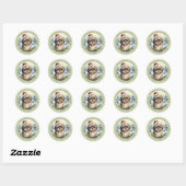 Shih Tzu ronde Stickers (Vel)