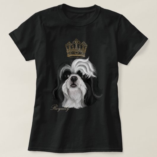 Shih Tzu Royalty T-shirt (Design voorkant)
