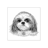 Shih Tzu Rubberstempel (Afrduk)