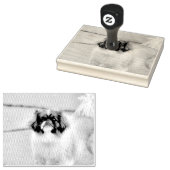 Shih Tzu Rubberstempel (Gestempeld)