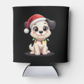 Shih Tzu Santa Christmas Tree Lights Xmas Dog Love Blikjeskoeler (Voorkant)