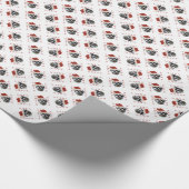 Shih Tzu Santa Paws Cadeaupapier (Hoek)