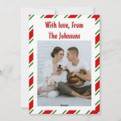 Shih Tzu Santa Schattige Grappig Kerstfeest Feestdagenkaart (Achterkant)