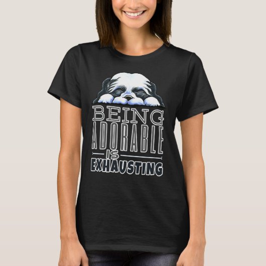 Shih Tzu Schattig T-shirt (Voorkant)