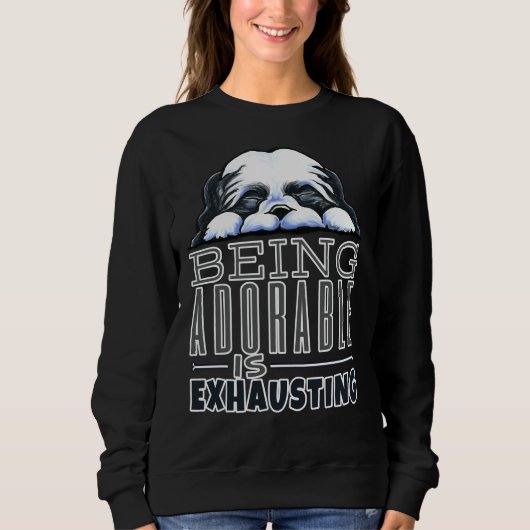 Shih Tzu Schattig Trui (Voorkant)