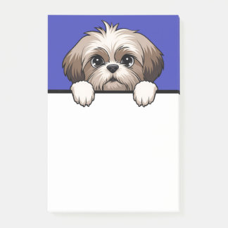 Shih Tzu Schattigee Peeking Puppy Hondenliefhebber Post-it® Notes