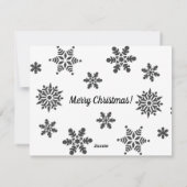 Shih-Tzu Schattigee Schattige hondenfeestdag Kerst Feestdagenkaart (Achterkant)