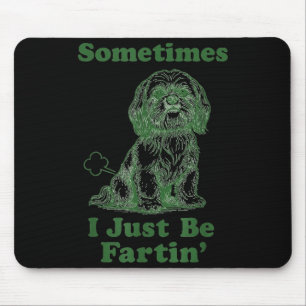 Shih Tzu Scheet Grappige Hond Liefhebber Soms Ben Muismat