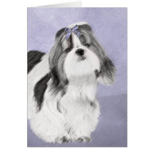 Shih Tzu schilderen - Kute Original Dog Art