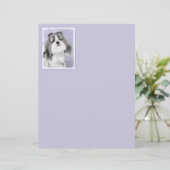 Shih Tzu schilderen - Kute Original Dog Art (Staand voorkant)