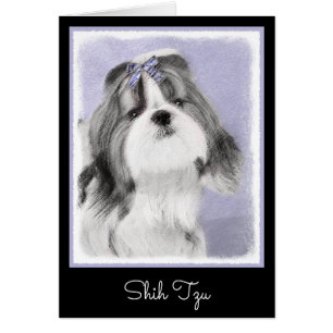 Shih Tzu schilderen - Kute Original Dog Art