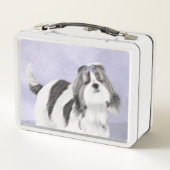 Shih Tzu schilderen - Kute Original Dog Art (Achterkant)