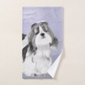 Shih Tzu schilderen - Kute Original Dog Art Bad Handdoek (Handdoek)