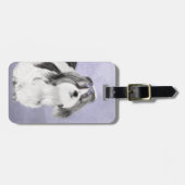 Shih Tzu schilderen - Kute Original Dog Art Bagagelabel (Voorkant horizontaal)