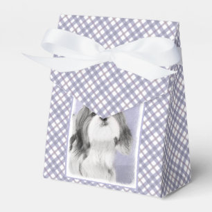 Shih Tzu schilderen - Kute Original Dog Art Bedankdoosjes