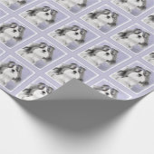 Shih Tzu schilderen - Kute Original Dog Art Cadeaupapier (Hoek)