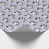 Shih Tzu schilderen - Kute Original Dog Art Cadeaupapier (Hoek)