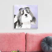 Shih Tzu schilderen - Kute Original Dog Art Canvas Afdruk (Insitu (Woonkamer))
