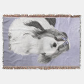 Shih Tzu schilderen - Kute Original Dog Art Deken (Voorkant)
