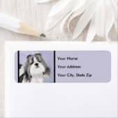 Shih Tzu schilderen - Kute Original Dog Art Etiket (Insitu)