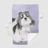 Shih Tzu schilderen - Kute Original Dog Art Golfhanddoek (Insitu)