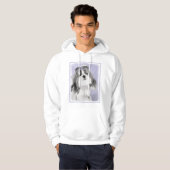 Shih Tzu schilderen - Kute Original Dog Art Hoodie (Voorkant volledig)