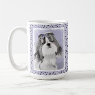 Shih Tzu schilderen - Kute Original Dog Art Koffiemok