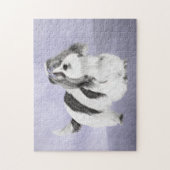 Shih Tzu schilderen - Kute Original Dog Art Legpuzzel (Verticaal)