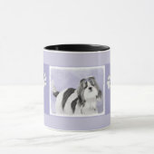 Shih Tzu schilderen - Kute Original Dog Art Mok (Midden)