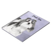 Shih Tzu schilderen - Kute Original Dog Art Notitieboek (Linkerzijde)