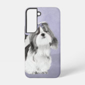 Shih Tzu schilderen - Kute Original Dog Art Samsung Galaxy Hoesje (Achterkant)