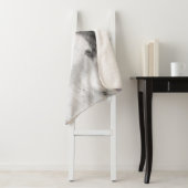 Shih Tzu schilderen - Kute Original Dog Art Sherpa Deken (In situ)