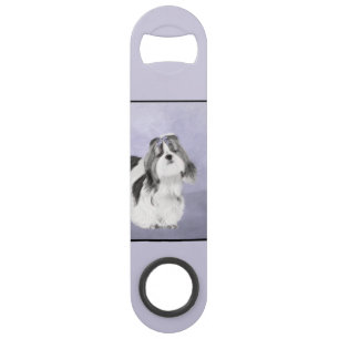 Shih Tzu schilderen - Kute Original Dog Art Speed Flessenopener
