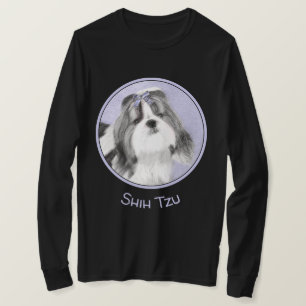 Shih Tzu schilderen - Kute Original Dog Art T-shirt