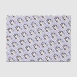 Shih Tzu schilderen - Kute Original Dog Art Tissuepapier