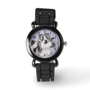Shih Tzu Schilderij - Mooie Originele Honden Kunst Horloge