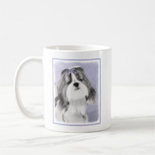 Shih Tzu Schilderij - Mooie Originele Honden Kunst Koffiemok