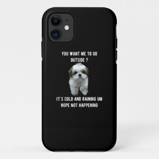 Shih Tzu | Schip-Tzu u wilt dat ik naar buiten ga Case-Mate iPhone Case