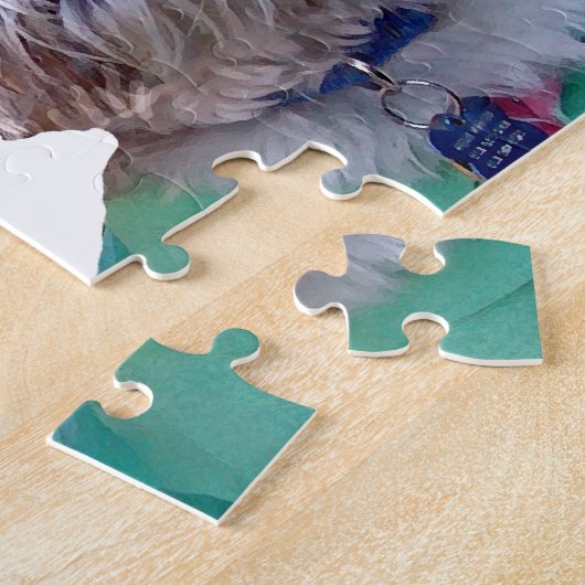 Shih Tzu - Shih Two Kerstpuzzle Legpuzzel (Zijkant)