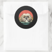 Shih Tzu | Shih Tzu Hondenras Lover Gift Ronde Sticker (Tas)