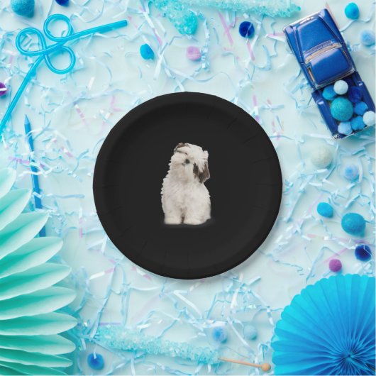 Shih Tzu | Shih Tzu Puppy Gift Papieren Bordje (Feest)