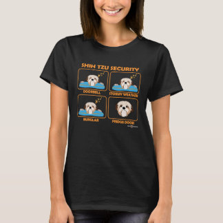 Shih Tzu Shih Tzu Security Funny Shih Tzu T-shirt