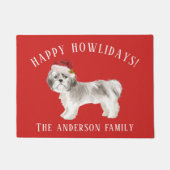 Shih tzu Shorter haired Happy Hoessevenementen Ker Deurmat (Voorkant)