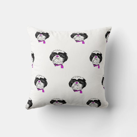 Shih Tzu Sierkussen (Achterkant)