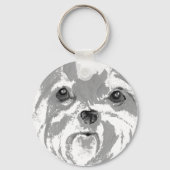 Shih Tzu Sleutelhanger (Achterkant)