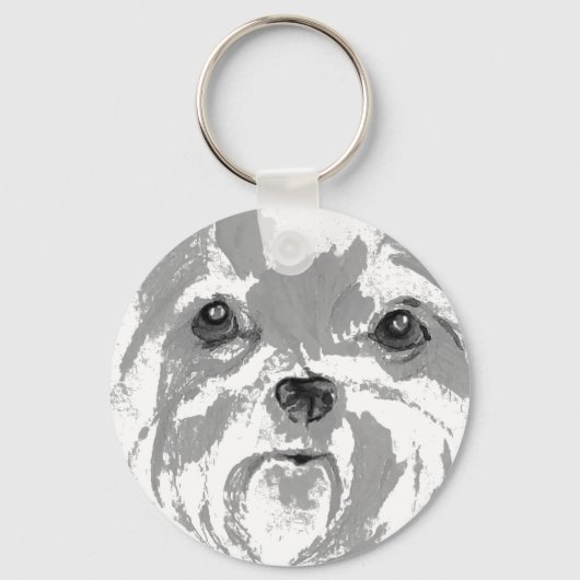 Shih Tzu Sleutelhanger (Achterkant)