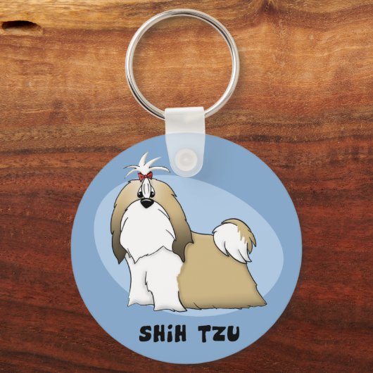 Shih Tzu Sleutelhanger (Voorkant)